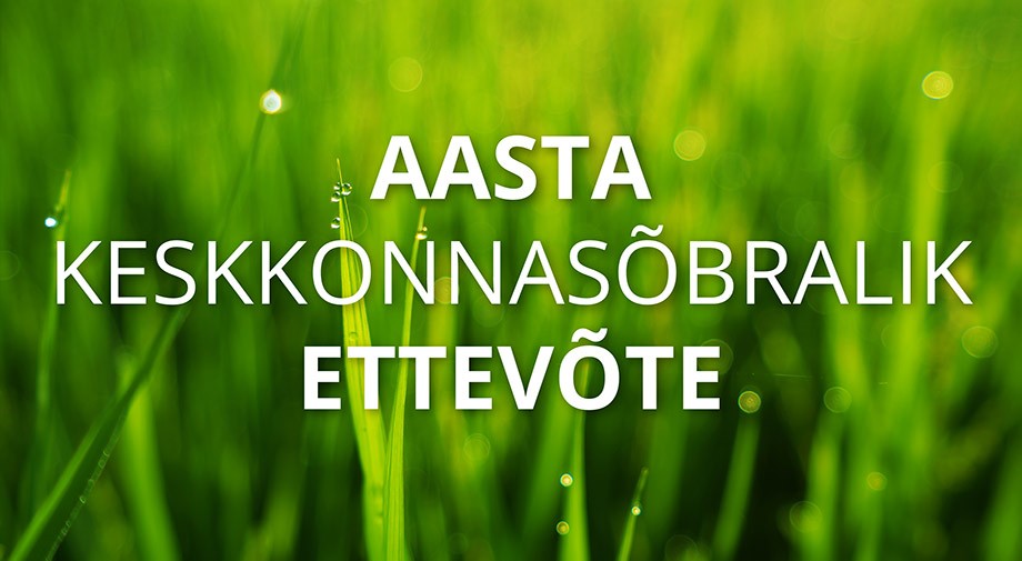 Tekst: Aasta keskkonnasõbralik ettevõte muru taustal