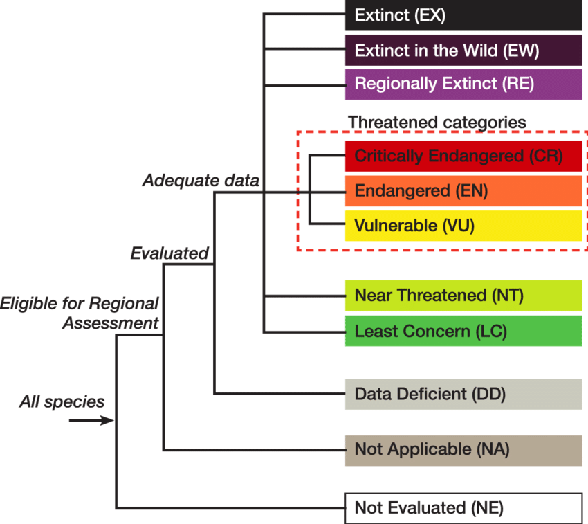 figure of IUCN Red List categories